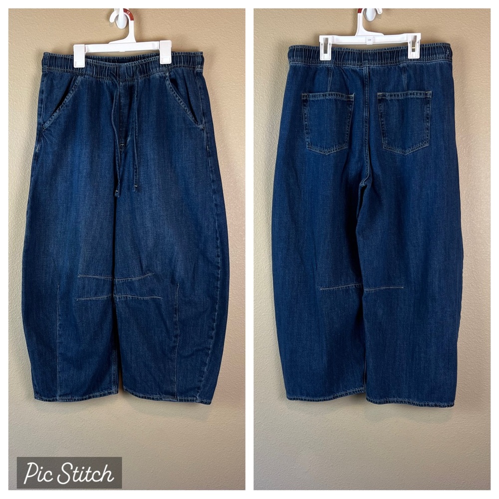 gap pull on barrel jeans - Picture 3 of 9